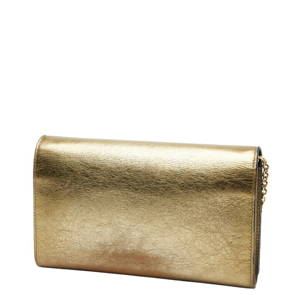 Saint Laurent Belle de Jour chain shoulder bag gold leather - Picture 2 of 9